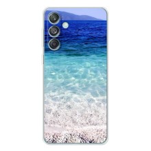 Силиконовый чехол с КАРТИНКАМИ лето для Samsung Galaxy M56 (AlphaPrint) (Море)