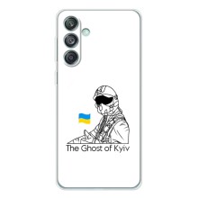 Защитные чехлы (Призрак Киева) для Samsung Galaxy M56 (AlphaPrint) (Летчик Киева)