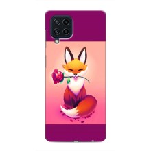 Чехлы с картинкой Лисички для Samsung Galaxy M62 (VPrint) (Лисичка с розочкой)