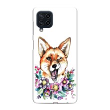 Чехлы с картинкой Лисички для Samsung Galaxy M62 (VPrint) (Веселая лисичка)