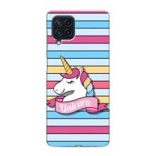 Чехол для Самсунг М62 - (Единорожки - Новинки) (AlphaPrint) (Unicorn)