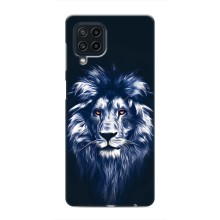 Чехол со Львом для Samsung Galaxy M62 (VPrint) (Синий Лев)