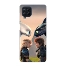 Чехол как приручить дракона на Samsung Galaxy M62 (Гикавка и Астрид)