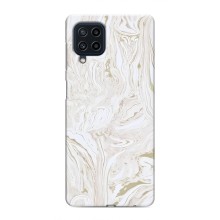 Мраморный чехол на Samsung Galaxy M62 (VPrint) (Белый мрамор)