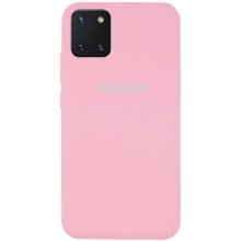 Чехол Silicone Cover Full Protective (AA) для Samsung Galaxy Note 10 Lite (A81) (Сиреневый)