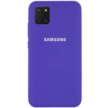 Чехол Silicone Cover Full Protective (AA) для Samsung Galaxy Note 10 Lite (A81) – Сиреневый