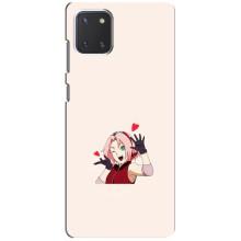 Чохли Персонажі Аніме Наруто для Samsung Galaxy Note 10 Lite (AlphaPrint) – Лайк Сакура