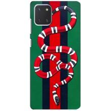 Чохли  GUCCI для Самсунг Гелексі Ноут 10 Лайт (AlphaPrint) (Gucci змія)