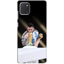 Чехлы Лео Месси Аргентина для Samsung Galaxy Note 10 Lite (Кубок Мира)