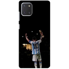 Чехлы Лео Месси Аргентина для Samsung Galaxy Note 10 Lite (Лео Чемпион)