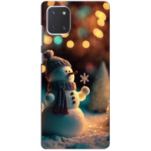 Чехлы на Новый Год Samsung Galaxy Note 10 Lite – Снеговик праздничный