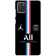 Чохли PSG для Samsung Galaxy Note 10 Lite (AlphaPrint) (футболка ПСЖ)