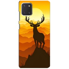Чохли з зображенням різних тварин на Samsung Galaxy Note 10 Lite (Силует Оленя)
