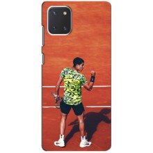 Чехлы с принтом Спортивная тематика для Samsung Galaxy Note 10 Lite – Алькарас Теннисист