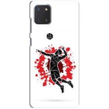Чехлы с принтом Спортивная тематика для Samsung Galaxy Note 10 Lite – Волейболист