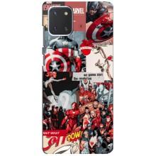 Чехол МАРВЕЛ для Самсунг Галакси Ноут 10 Лайт (AlphaPrint) – Марвел Комикс
