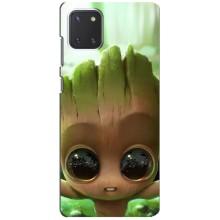 Чехол МАРВЕЛ для Самсунг Галакси Ноут 10 Лайт (AlphaPrint) – Милый Грут