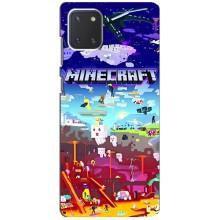 Чохол майнкрафт для Samsung Galaxy Note 10 Lite (MINECRAFT)