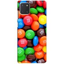 Чохол з зображенням смачної їжі для Samsung Galaxy Note 10 Lite (Різнокольорові M&M'S)
