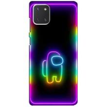 Чохли Амонг Ас для Samsung Galaxy Note 10 Lite (AlphaPrint) (Яскравий скін)