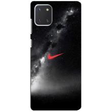 Чохол для Samsung Galaxy Note 10 Lite - з принтом Найк (AlphaPrint) (Найк червоний)