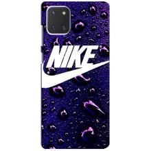 Чохол для Samsung Galaxy Note 10 Lite - з принтом Найк (AlphaPrint) (Найк принт)