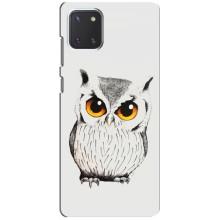 Чохол з пташками на Samsung Galaxy Note 10 Lite (VPrint) (Мила Сова)
