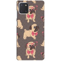 Чехол (ТПУ) Милые собачки для Samsung Galaxy Note 10 Lite – Собачки Мопсики