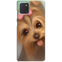 Чехол (ТПУ) Милые собачки для Samsung Galaxy Note 10 Lite (Йоршенский терьер)