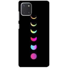 Чохол (ТПУ) з планетами на Samsung Galaxy Note 10 Lite (Повнолуння)