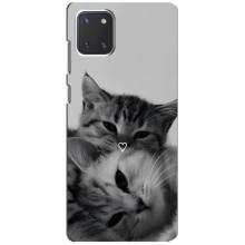Чохол з малюнком кіт на Samsung Galaxy Note 10 Lite (Пара котів)