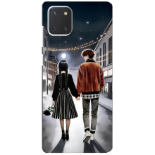 Чехол с дизайном Венздей 2 на Samsung Galaxy Note 10 Lite – Уэнсдей и Тайлер