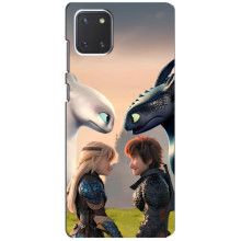 Чехол как приручить дракона на Samsung Galaxy Note 10 Lite (Гикавка и Астрид)