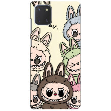 Чехол с Лабубу на Samsung Galaxy Note 10 Lite – Коллаж Лабубу