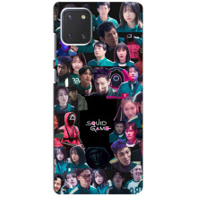 Чохол Гра в кальмара для Samsung Galaxy Note 10 Lite – Колаж гра кальмара