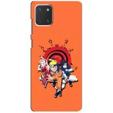 Naruto Anime Чехлы для Самсунг Галакси Ноут 10 Лайт (AlphaPrint)