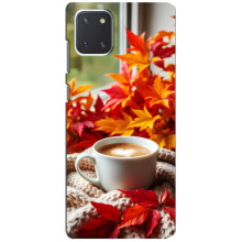 Чехол с уникальным дизайном «Осень с кофе» для Samsung Galaxy Note 10 Lite
