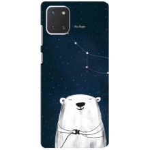 Силіконовий бампер з картинкою звірів для Samsung Galaxy Note 10 Lite – Ведмедиця