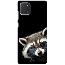 Силіконовий Чохол з Энотами  на Samsung Galaxy Note 10 Lite (Стильний Єнот)