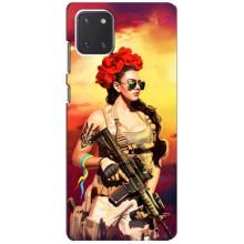 ЗСУ Чохли (TPU) для Samsung Galaxy Note 10 Lite (Жінка солдат)