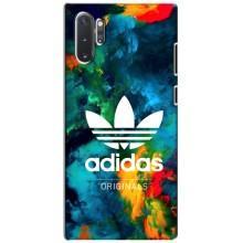 Чехлы Адидас для Samsung Galaxy Note 10 Plus (AlphaPrint) (Яркий Адидас)