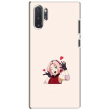 Чехлы Персонажи Аниме Наруто для Samsung Galaxy Note 10 Plus (AlphaPrint) – Лайк Сакура