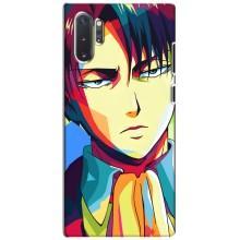 Чехлы Персонажи Аниме Наруто для Samsung Galaxy Note 10 Plus (AlphaPrint) – Леви Аккерман