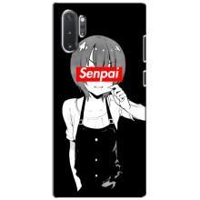 Чехлы Персонажи Аниме Наруто для Samsung Galaxy Note 10 Plus (AlphaPrint) – Senpai