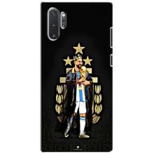Чехлы для Samsung Galaxy Note 10 Plus (Leo чемпион) (AlphaPrint) (Месси Король)