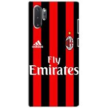 Чехлы для Samsung Galaxy Note 10 Plus (VPrint) - Футбольные клубы (Milan)