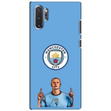 Чехлы с принтом для Samsung Galaxy Note 10 Plus Футболист – Холанд Манчестер Сити