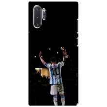 Чехлы Лео Месси Аргентина для Samsung Galaxy Note 10 Plus (Лео Чемпион)