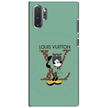 Чехлы Луи Витон для Samsung Galaxy Note 10 Plus (AlphaPrint - LOUIS VUITTON) (Микки Маус LV)