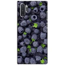 Чехлы с Фруктами для Samsung Galaxy Note 10 Plus (VPrint) (Ежевика)